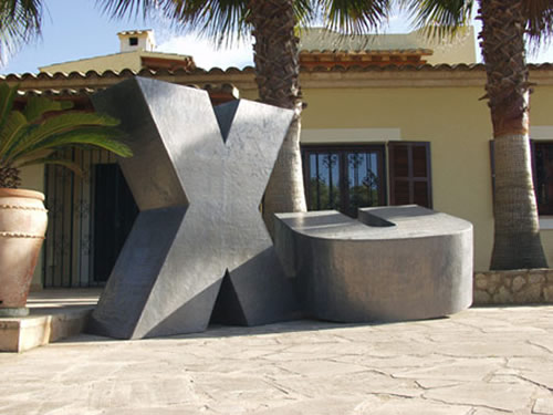 x for u sculptur, Mallorca